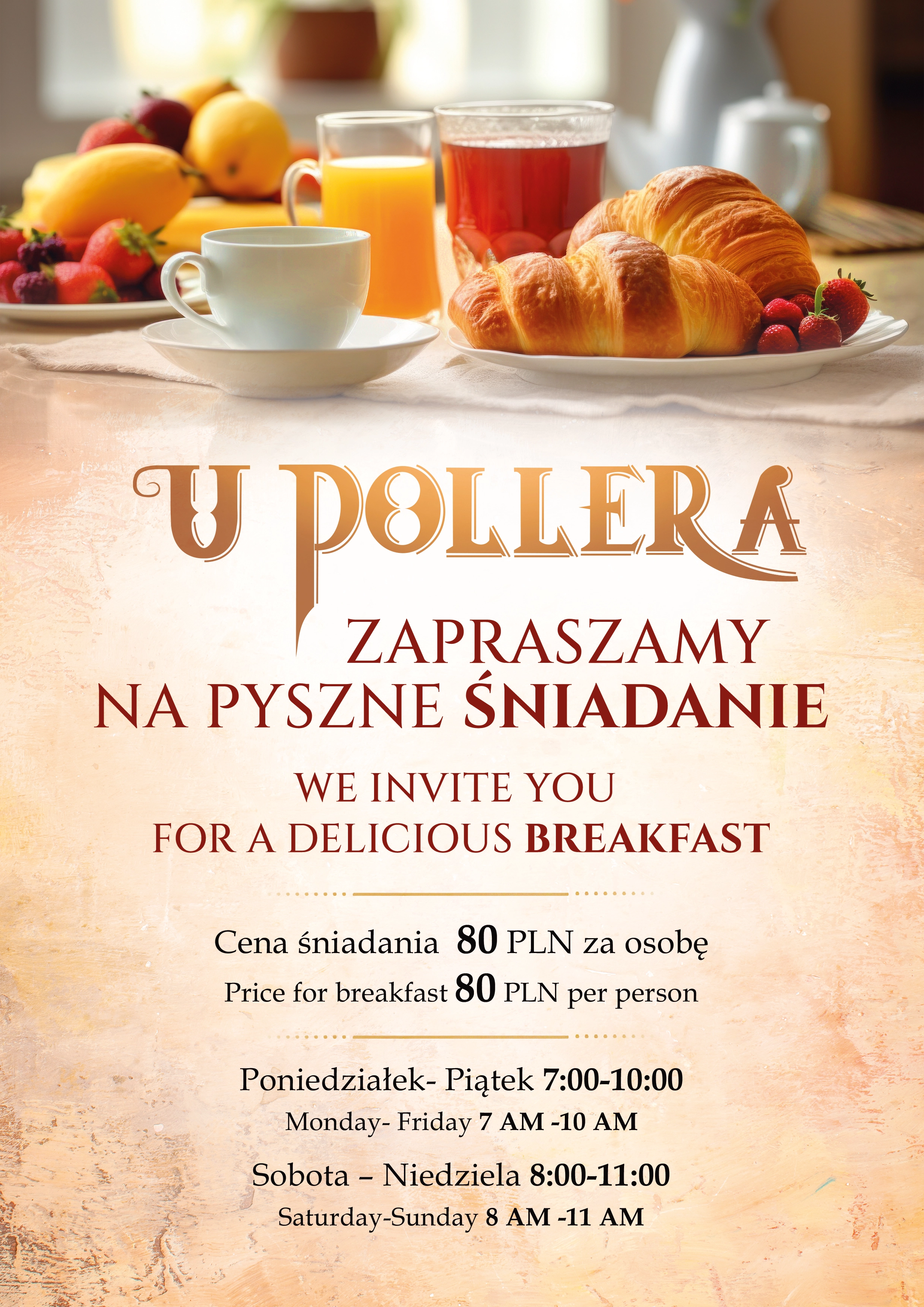 Pollera Breakfast Banner